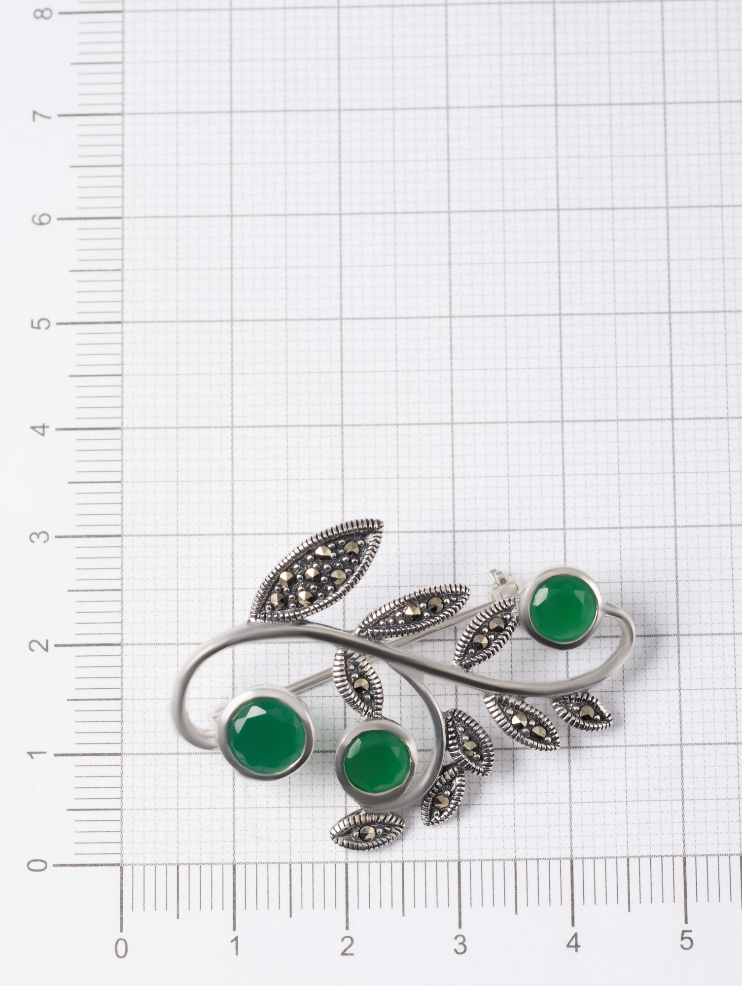 91650 Брошь (Ag 925)