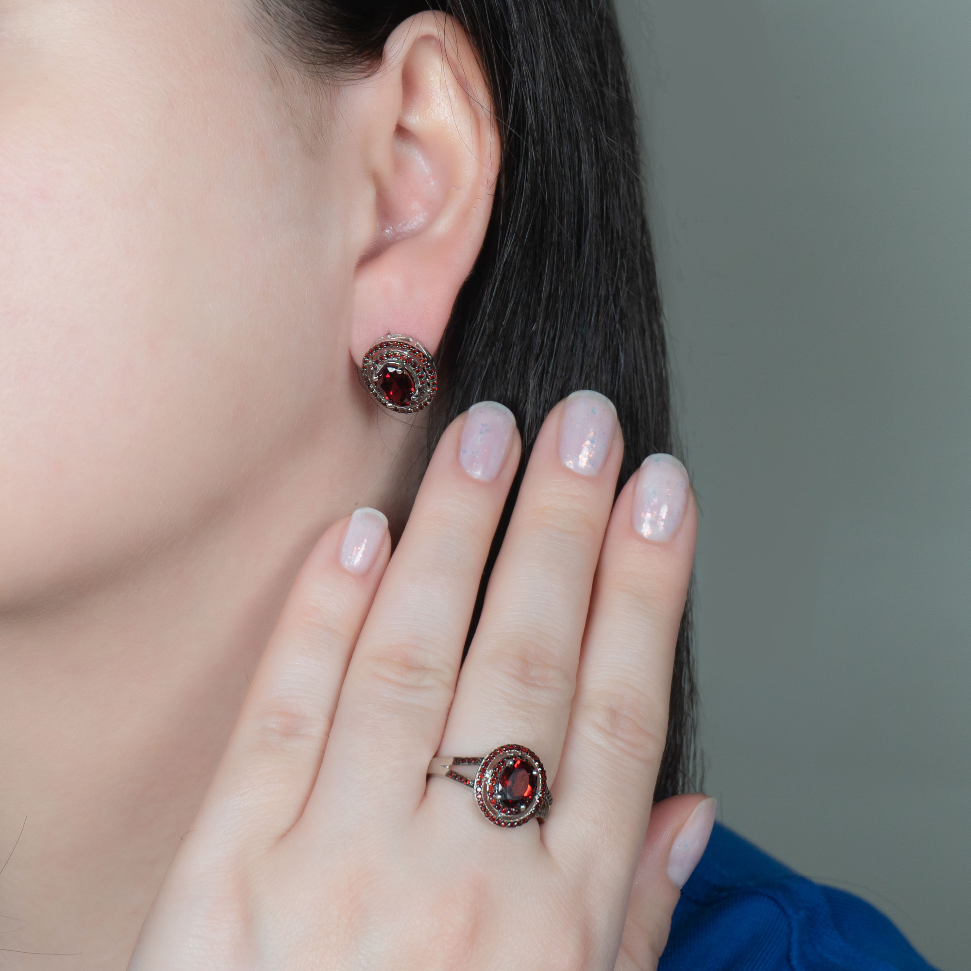 9001г Серьги (Ag 925)